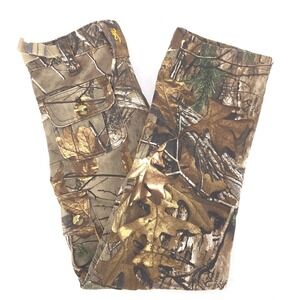 Realtree Cargo Pants Boys Medium Camouflage Hunting Outdoor Xtra Camo Trail Gorp